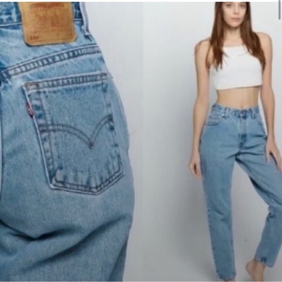Vintage Levi’s 551 Classic Relaxed Fit Tapered Mom Jean Size 10 High Rise - Picture 1 of 15